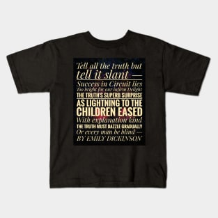 Poem heart Kids T-Shirt